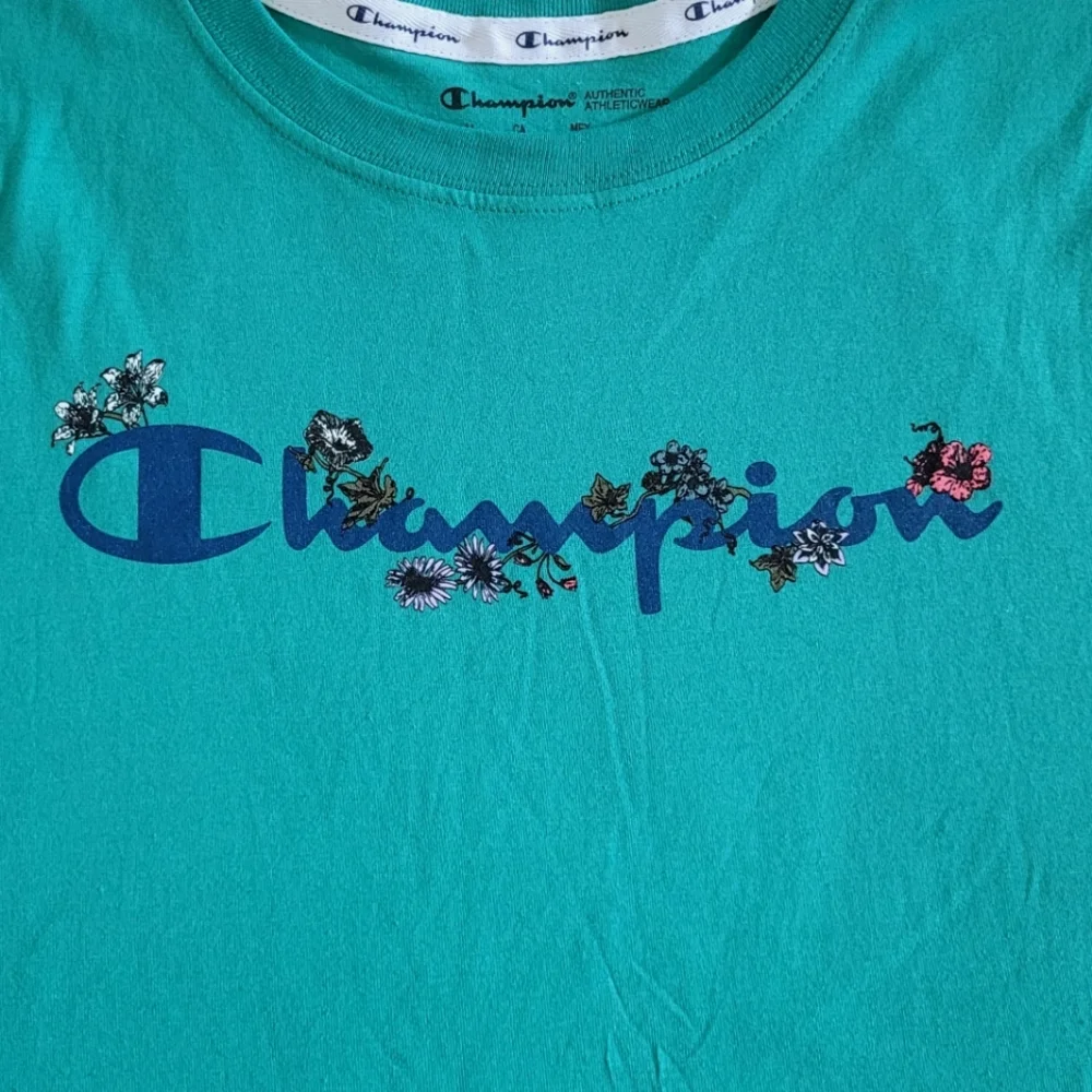Champion🏆 Jade Green💚 Logo Tee👕 -  NWT - Picture 3 of 13